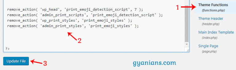 paste emoji disable code